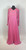 1970s Bright Pink Chiffon Beaded Gown