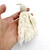 1930s Hand Crochet Off White Wristlet Bag