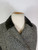 1960s Wool Tweed Leather Collar Two Piece Skirt and Jacket Set