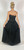 1950s Nathan Strong Black Micro Pleated Gown