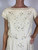 1950s - 1960s Cream Silk Beaded and Embroidered Dress