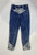 1980s Carreli Acid Wash Denim Three Piece Skirt Top and Jeans Set