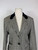 1990s Karl Lagerfeld Black and White Gingham Wool Blazer