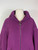 1980s MUGLER Purple Wool Cocoon Coat