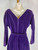 1950s Sandra Sage Purple Velvet Swing Dress