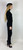 1980s Emanuel Ungaro Black Velvet Rhinestone Jumpsuit