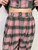 1980s Plaid Wool Bomber Jacket and Cropped Pant Two Piece Set