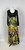 1970s Stephen O'Grady Multicolor Floral Rhinestone Maxi Dress