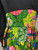 1970s Stephen O'Grady Multicolor Floral Rhinestone Maxi Dress