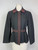 1960s Don Sophisticates Black Wool Red Stitch Jacket