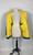 1980s - 1990s Bill Blass Black and Yellow Down Feather Puffer Jacket