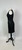 1990s - Y2K Cache Corseted Little Black Bodycon Dress