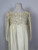 1970s Iris Lace Trim Peignoir Slip Dress and Robe Set Deadstock NWT