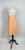 1950s - 1960s Orange Nylon and Lace Babydoll Slip Dress