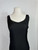 1990s does 1920s Katherine Hamnett London Long Black Ruffle Hem Dress
