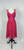 1950s - 1960s Vanity Fair Hot Pink Floral Embroidered Slip Dress