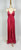 1970s Red Maxi Slip Dress & Panty Set Deadstock NWT