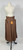 1940s 1949 Brown Wool Maxi Skirt Deadstock NWT