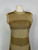 1960s Mod Gold Wool Metallic Knit Shift Dress