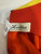 1960s Red and Yellow Color Blocked Canvas Linen Dress