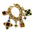 1990s YOSCA Golden Jumbo Charm Bracelet