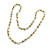 1990s KARL LAGERFELD Angel Cherub Charm Sautoir Collection Golden Necklace