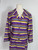 1960s Atelier by Gayle Kirkpatrick Purple Striped Skirt and Jacket Two pc Set