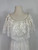 1970s Richilene White Lace Embroidered Prairie Maxi Dress