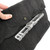 1940s Black Corde Lucite Clasp Jumbo Clutch