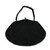 1950s Black Beaded Floral Top Handle Kiss Lock Oblong Purse