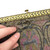 1920s Pink And Gold Micro Glass Deco Floral Beaded Chain Handle Frame Purse With Fringe