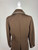 1960s - 1970s Brown Butte Knit Double Breasted Mod Coat