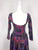 1980s Betsey Johnson Punk Label Paisley Drop Waist Dress