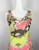 1960s - 1970s Emilio Pucci Green Pink Printed Slip Dress