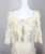 1970s Roten London Couture Crochet Prairie Gown