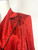 1980s - 1990s Yves Saint Laurent Red Silk Jacquard Smoking Jacket Dress