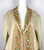 1990s Abu Dhabi Cream Hand Embroidered Wool Coat