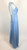 1970s Blue Mesh Rhinestone Maxi Slip Dress