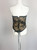 1990s - Y2K Betsey Johnson Black Lace Corset Top