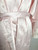 1980s - 1990s Natori Pink Satin Slip Dress and Robe Peignoir Set