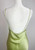 1990s Patricia Fieldwalker for Bergdorf Goodman Green Silk Slip Dress