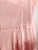 1940s - 1950s Pink Satin Ruffle Hem Slip Dress
