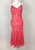Y2K Sue Wong Pink Silk Chiffon Bias Cut Dress NWT