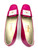 1960s Merli For Neiman Marcus Hot Pink Hand Painted Mod Block Heels