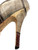 Y2K GUCCI Brown Snakeskin Leather Patchwork Pointed Toe Pumps