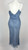 John Galliano for Dior SS 2000 Denim Trompe L'oeil Silk Slip Dress