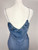 John Galliano for Dior SS 2000 Denim Trompe L'oeil Silk Slip Dress