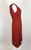 1960s Mod Red Plaid Tweed Midi Dress