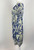 1990s Valentino Boutique Blue Paisley Silk Dress