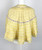 1950s Yellow Wool Crochet Ribbon Capelet